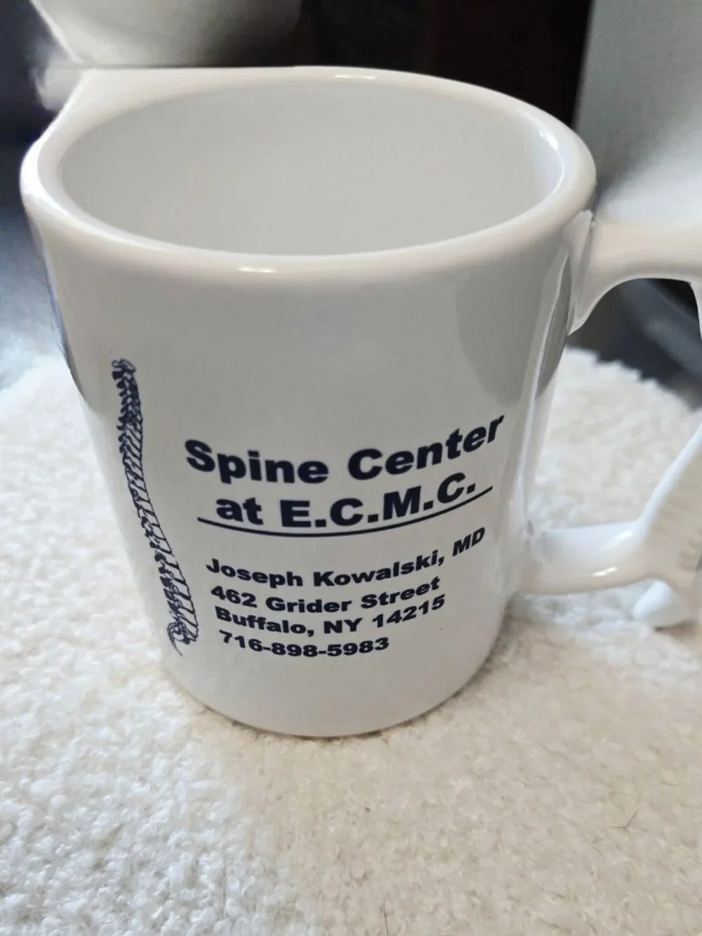 Vintage Spine Mug Coffee Cup Buffalo NY